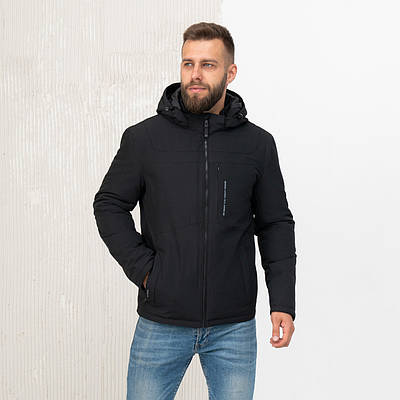 Чоловіча куртка осінь-весна від виробника 54,56,58 чорний