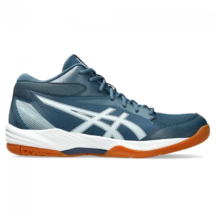Кросівки для волейболу високі чоловічі Asics Gel-Task 4 MT 1071A102-400 Vintage Indigo/White, фото 1