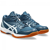 Кросівки для волейболу високі чоловічі Asics Gel-Task 4 MT 1071A102-400 Vintage Indigo/White, фото 3
