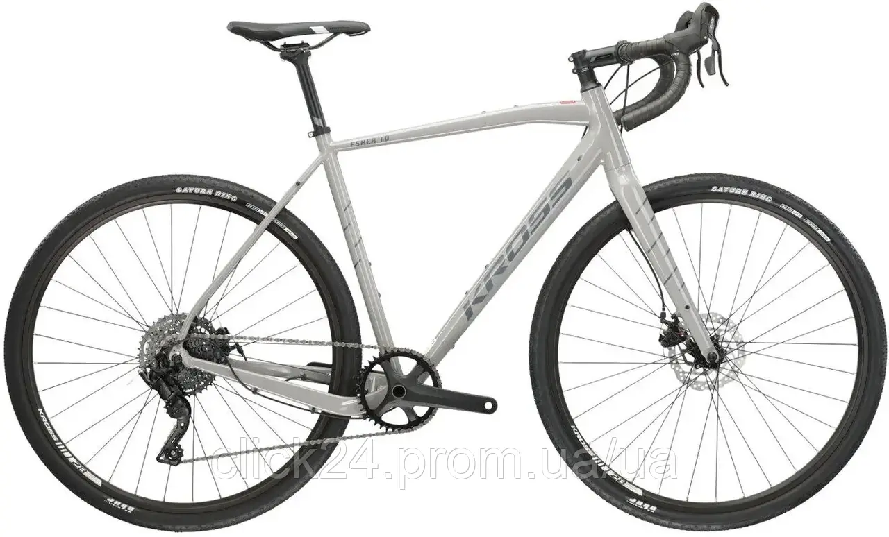 Kross Esker 1.0 Ms Srebrny 700C 2023