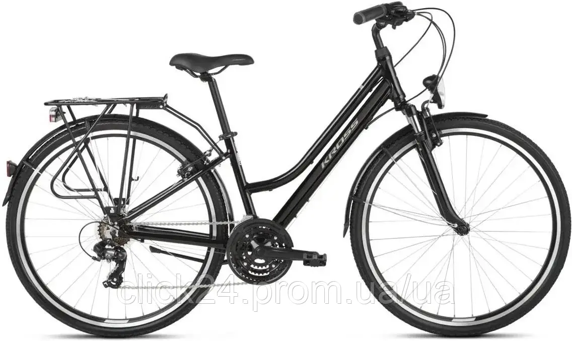 Kross Trans 1.0 Czarny Szary Połysk 28 2022