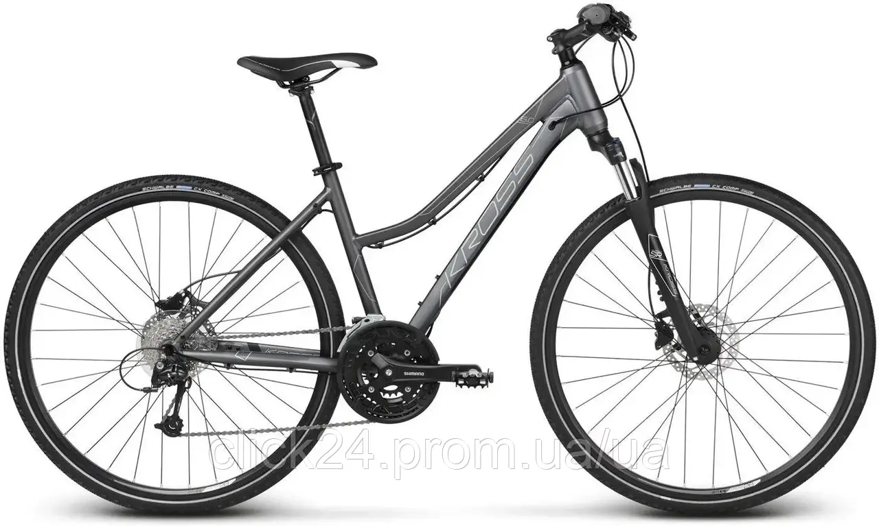 Kross Evado 6.0 28 Grafitowy Czarny Mat 2020