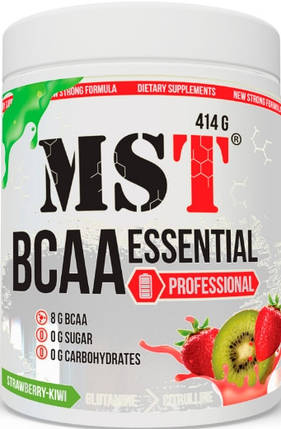Бцаа MST BCAA Essential Proffesional 414г полуниця-ківі, фото 1