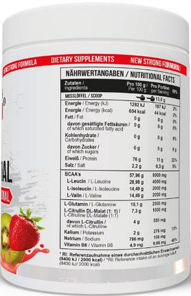 Бцаа MST BCAA Essential Proffesional 414г полуниця-ківі, фото 3