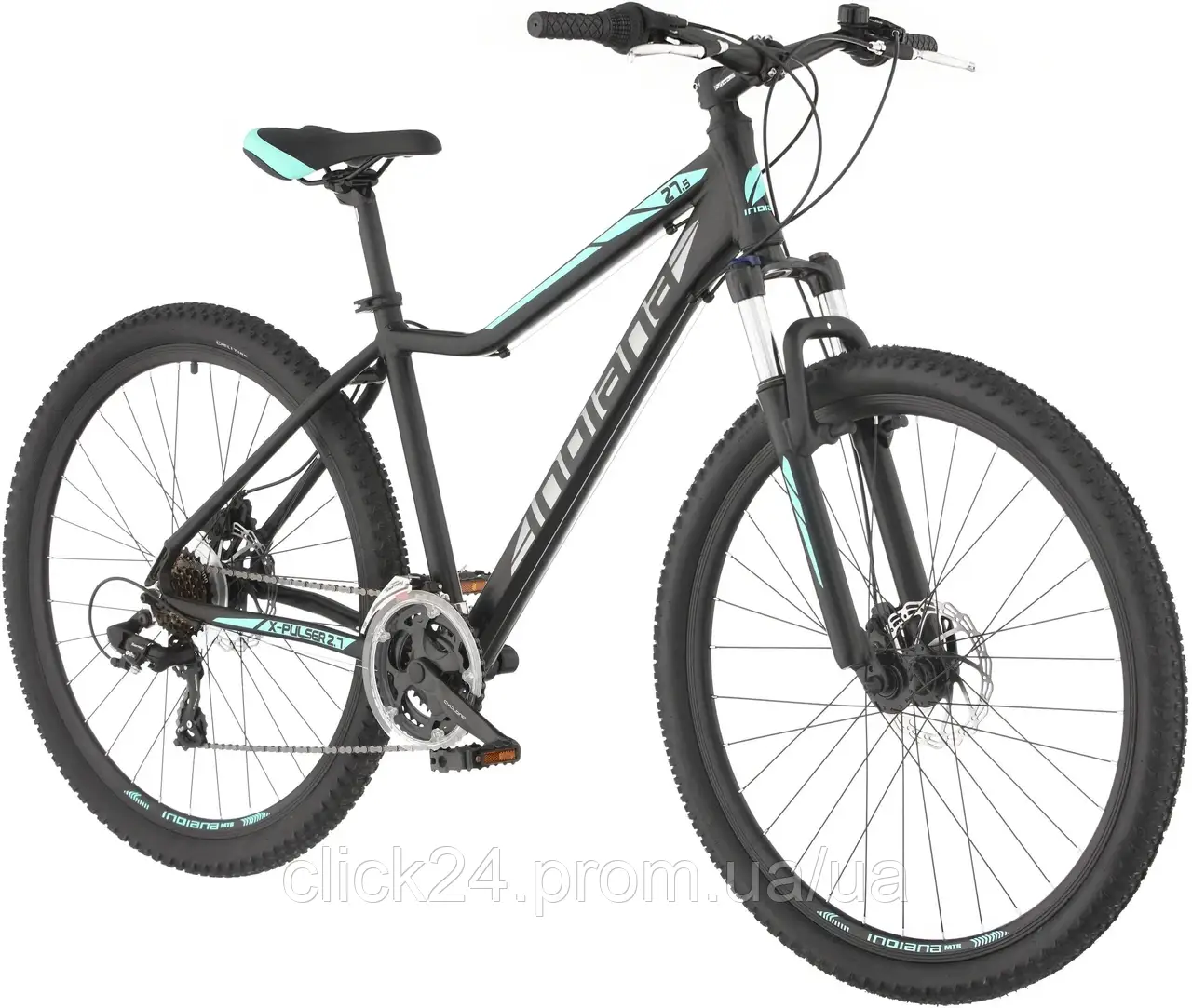 Indiana Mtb X Pulser 2.7 Damski Czarno Szary Miętowy 27,5 2023