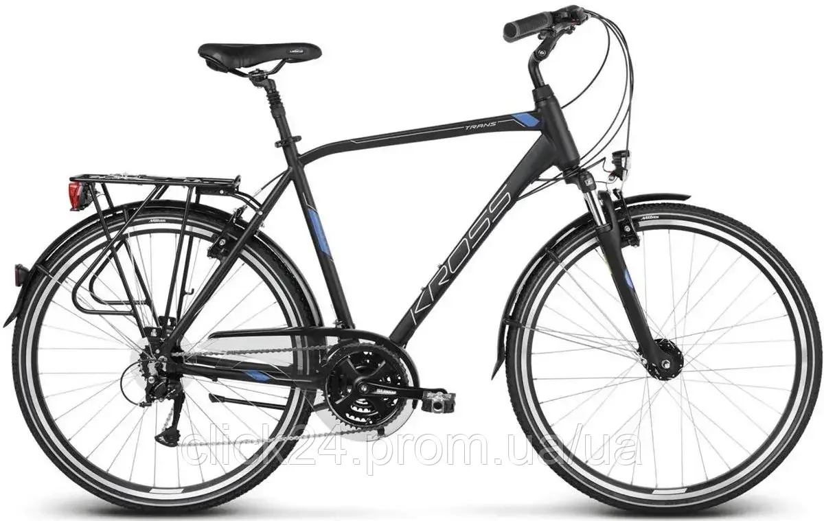 Kross Trans 4.0 28 Czarny Синій Srebrny Mat 2020