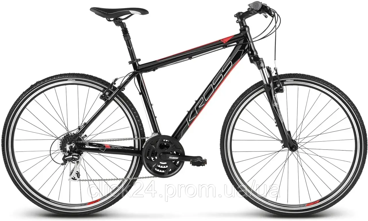 Kross Evado 3.0 28 Czarny Czerwony Połysk 2020