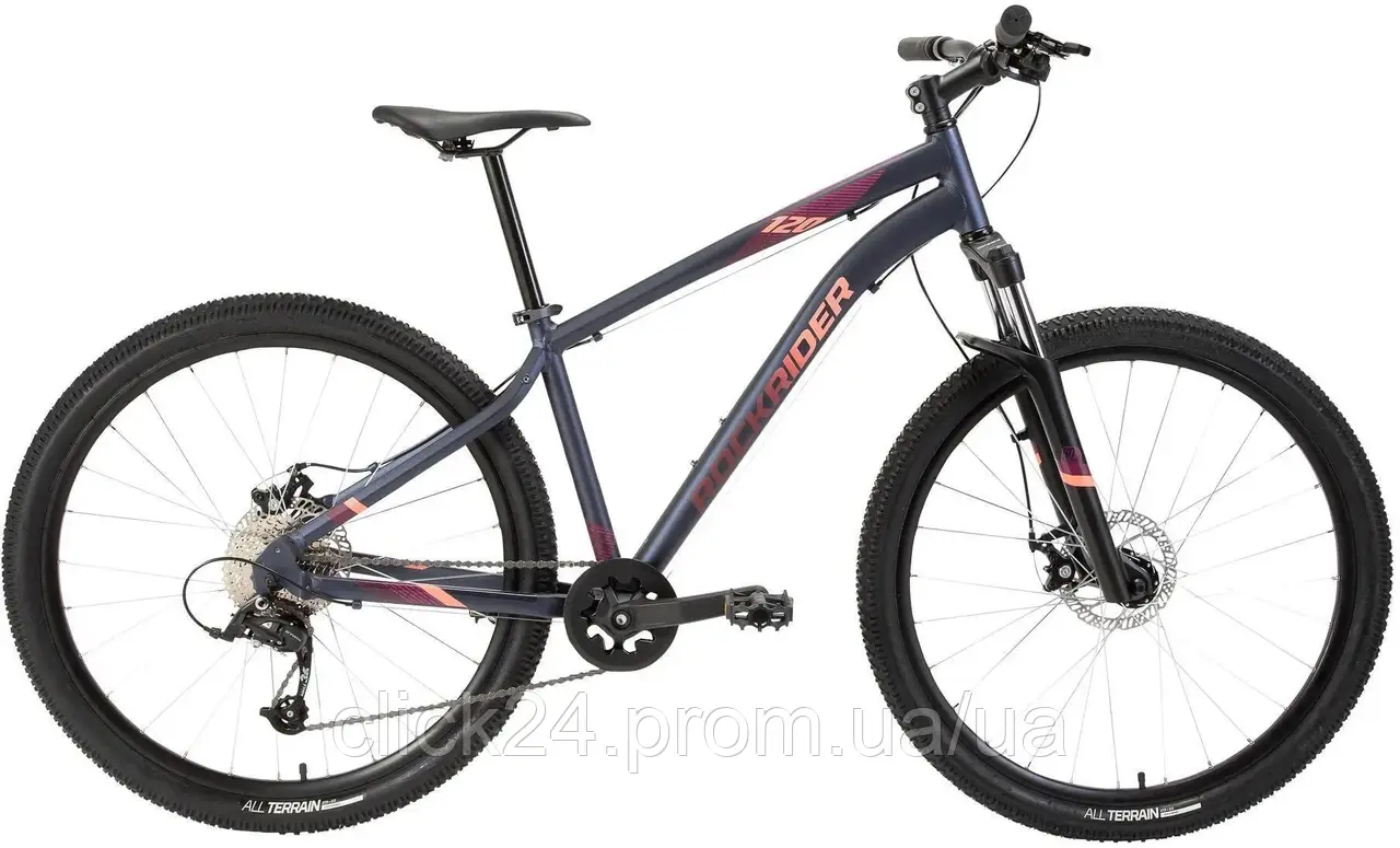 Btwin Rower Górski Mtb St 120 27,5 Damski Синій