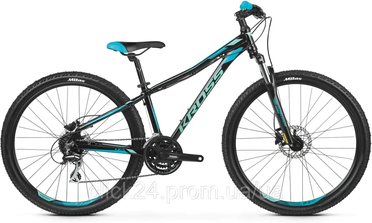 Kross Lea 5.0 czarny turkusowy połysk 27,5 2019