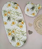 Комплект в коляску : непромокаюче простирадло + ортопедична подушка, фото 5