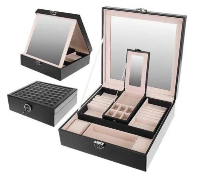 Ящик для прикрас, органайзер для коштовностей, футляр для ювелірних виробів Beautylushh 8896