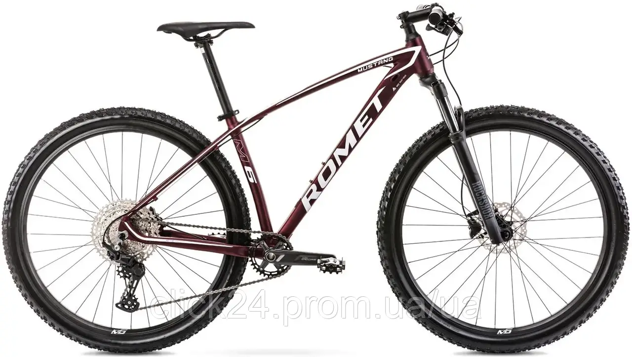 Romet Mtb Mustang M6 Bordowy Biały 29 2023