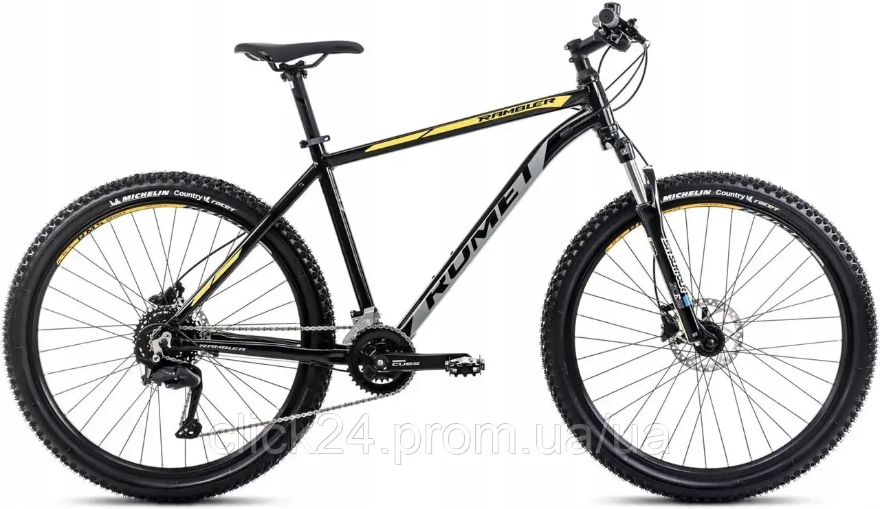 Romet Rambler R7.2 Cs Czarno Szaro Żółty 27,5 2024