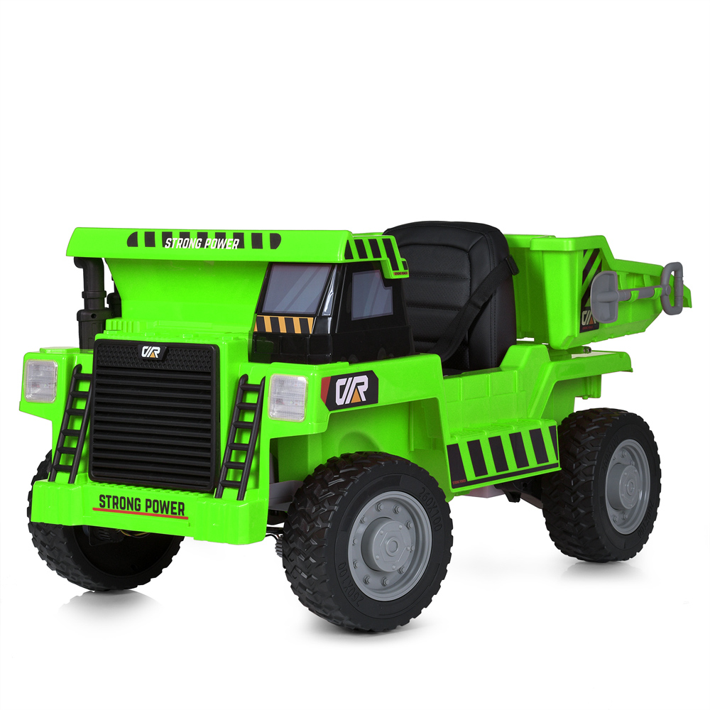 Дитячий електромобіль вантажівка самоскид JS 3198 EBLR, green