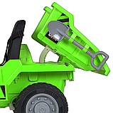 Дитячий електромобіль вантажівка самоскид JS 3198 EBLR, green, фото 11