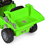 Дитячий електромобіль вантажівка самоскид JS 3198 EBLR, green, фото 10