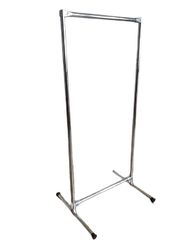 Стійка 130*60*50 см для одягу одинарна металева вішалка для речей С2(M)