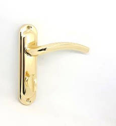 Ручка на планці Kedr 62.326 WC (міжвісь 62 мм) золото