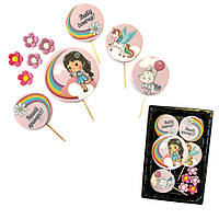 НАБІР ПРИКРАС “ДЛЯ ДОНЕЧКИ №2” ТМ Slado