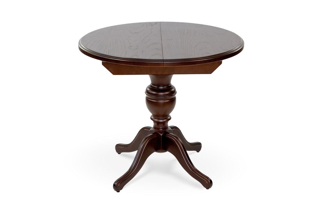 Стіл обідній Гермес Д=89 ( +38 ), т.горіх, фото 1