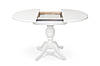 Стіл обідній Гермес Д=89 ( +38 ), білий, фото 2