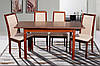 Стіл обідній Персей ( 113+38 )/70, тем. горіх, фото 2