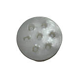 Силіконовий молд Малина малий із 7 прозорий, фото 2