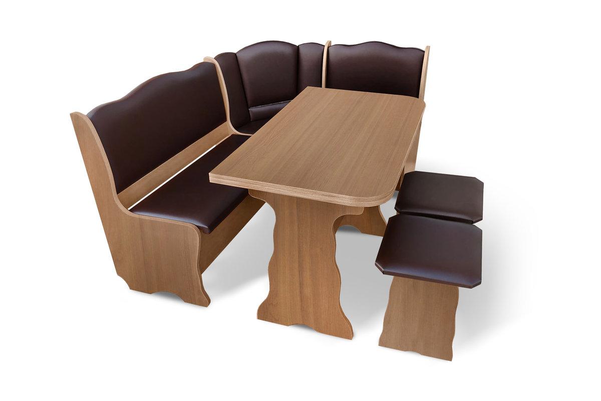 Кухонний гарнітур Гармонія ДСП горіх еко/шоколад, фото 1