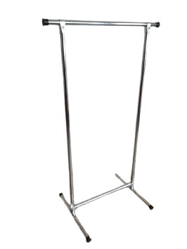 Стійка 135*60*50 см для одягу одинарна металева вішалка для речей С1(M)