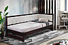 Ліжко Лілі 900*2000, горіх темний (ліве "Г"), фото 4