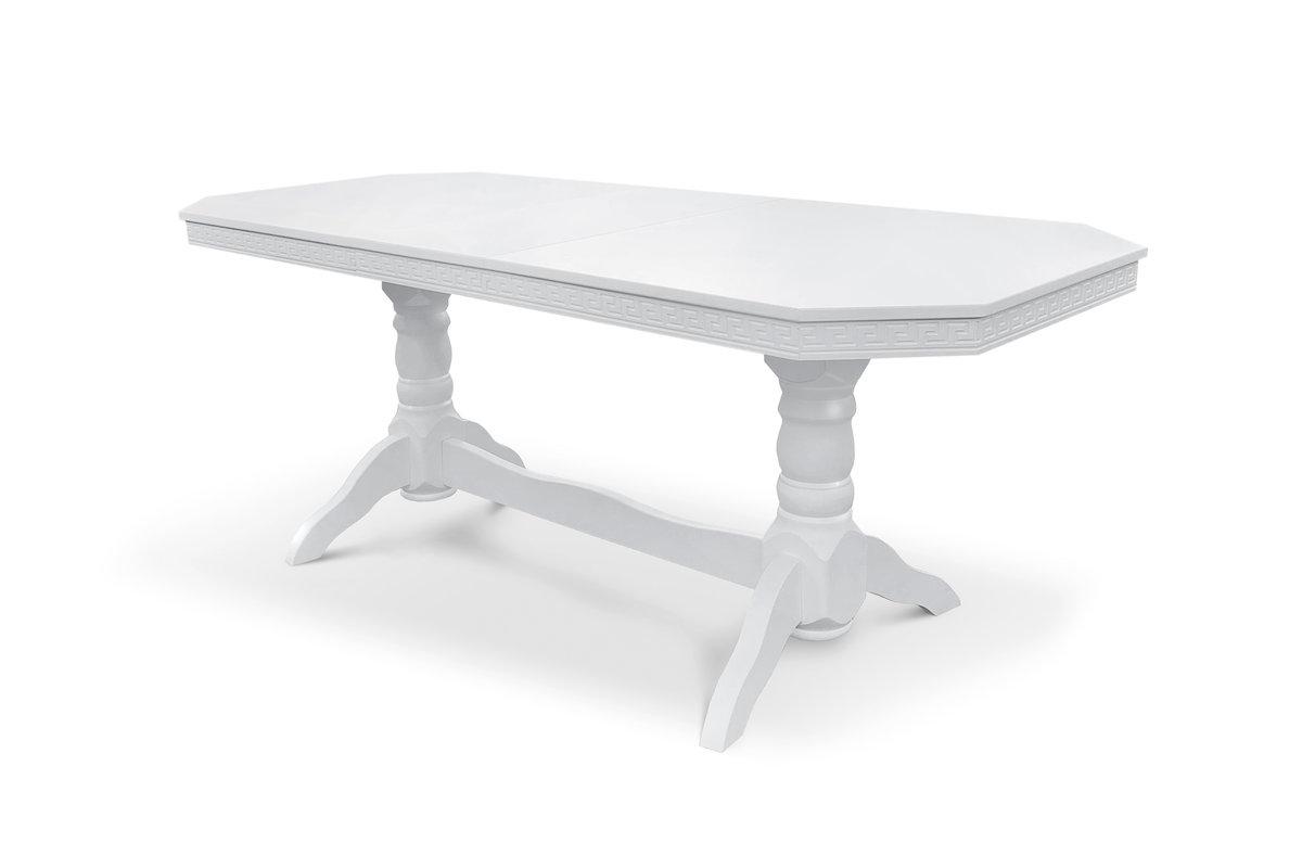 Стіл обідній Буковель розкл (160+40)/90, білий, фото 1