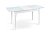 Стіл Фієста (110+35)*70, білий/мрамор білий, фото 2
