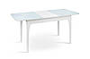 Стіл Фієста (110+35)*70, білий/мрамор білий, фото 5