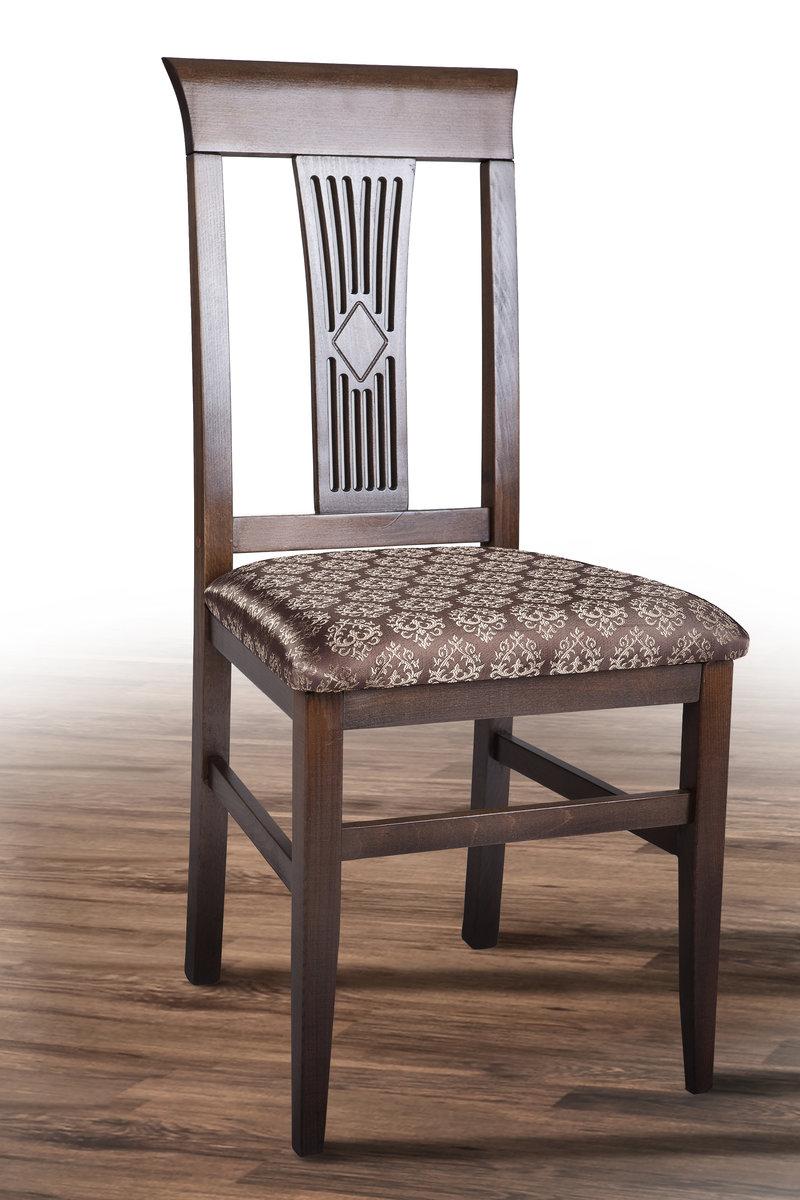 Стілець Алла тверд.спинка (т.горіх/авилла2/7), фото 1