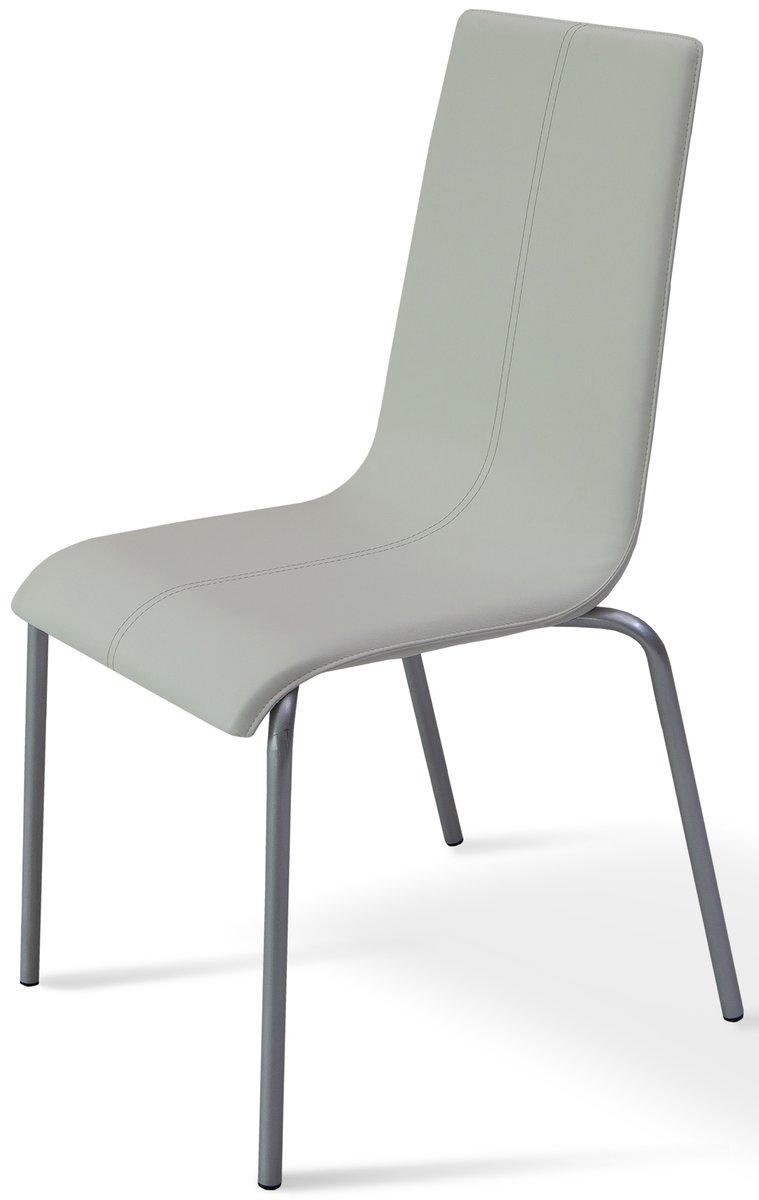 Стілець обідній Келлі зі строчкою, (білий), фото 1