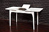 Стіл Фієста (110+35)*70, білий/білий, фото 2