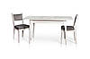 Стіл Фієста (110+35)*70, білий/білий, фото 4