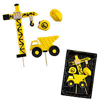 НАБІР КОНДИТЕРСЬКИХ ПРИКРАС “НАБІР БУДІВЕЛЬНИКА” ТМ Slado