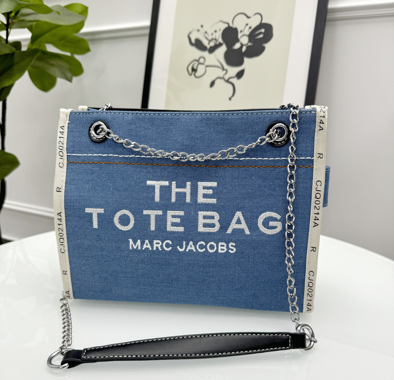 Сумка жіноча Джинсова сумка Marc Jacobs Tote Bag Denim Small Світло-синій, фото 1