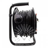 Подовжувач-катушка Lemanso  LMK72013 1 розетку 2+28м 16A, фото 3