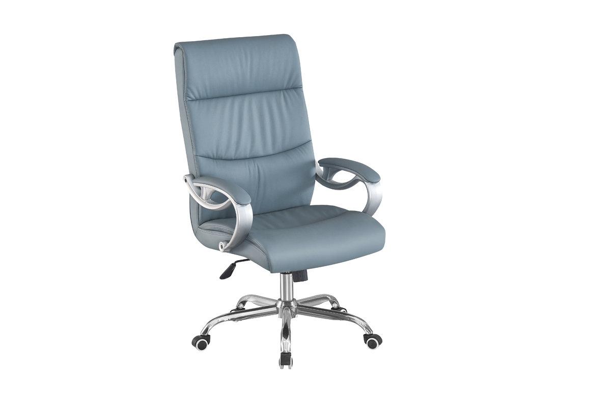 Стілець офісний Ентер, сіро-блакитний, фото 1