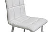 Стілець Трініті, метал білий/ шкірзам білий, фото 3