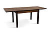 Стіл обідній Бронкс 120(+40+40)*80, темн.горіх, фото 4
