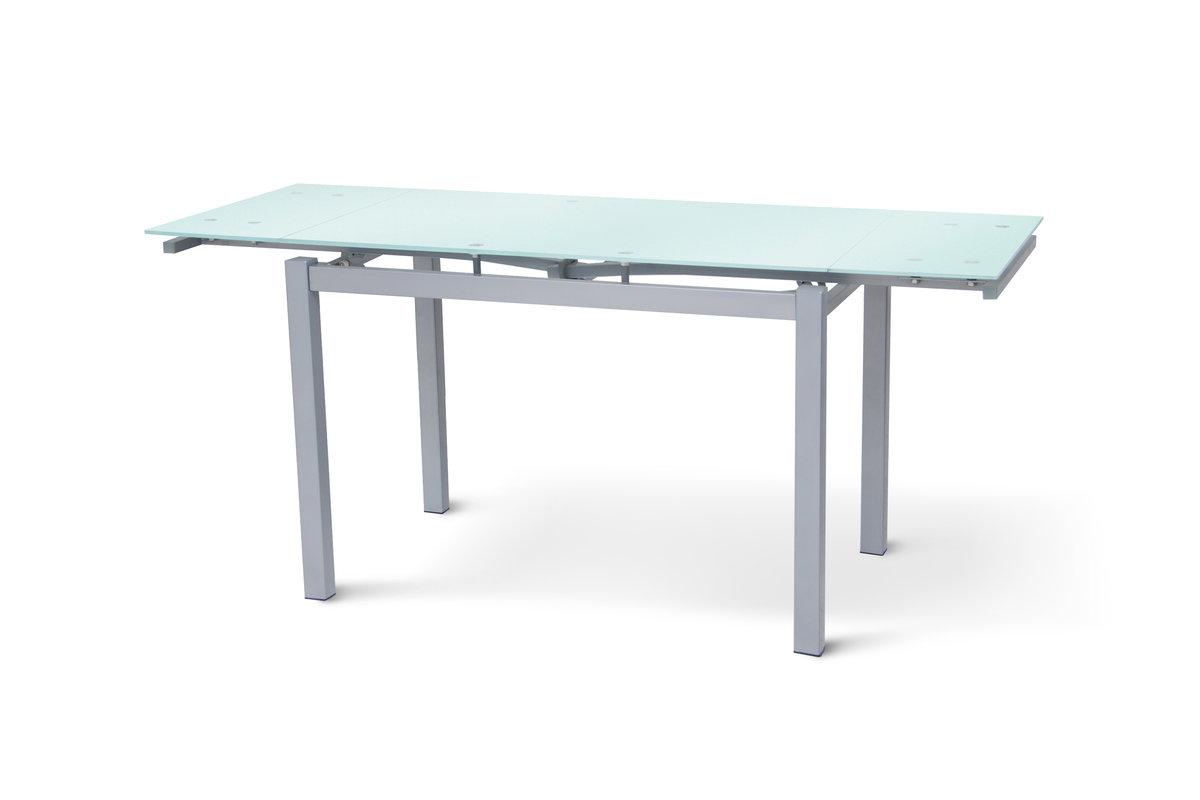 Стіл Венді XS-1025, 110/170*70, білий/сірі ноги, фото 1