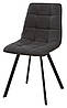Стілець Чілі (квадрат) чорний/ антрацит RU-08, фото 3