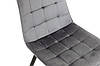 Стілець Віллі чорний/ велюр сірий, фото 6