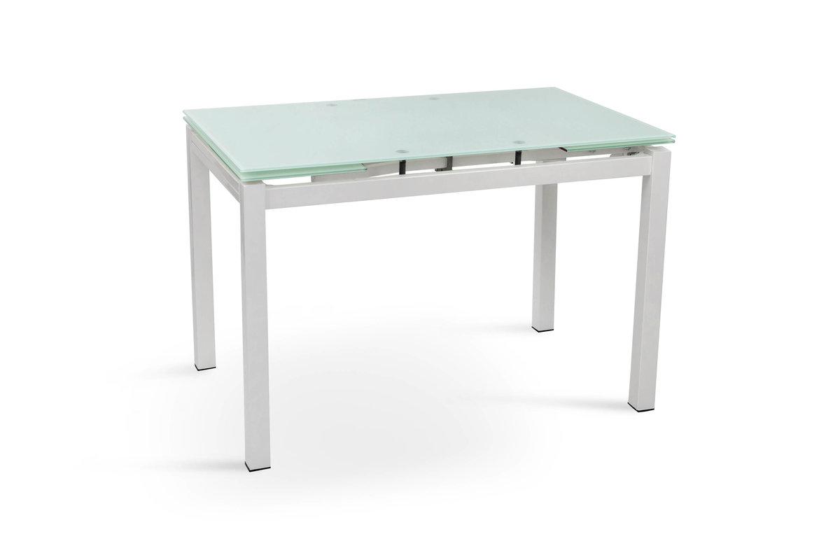 Стіл Венді XS-1025, 80/130*65, білий/білі ноги, фото 1