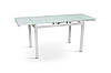 Стіл Венді XS-1025, 80/130*65, білий/білі ноги, фото 2