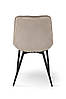 Стілець Прадо-R чорний/ велюр бежевий, фото 4