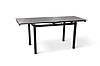 Стіл Венді XS-1025, 80/130*65, чорний (скло), фото 3